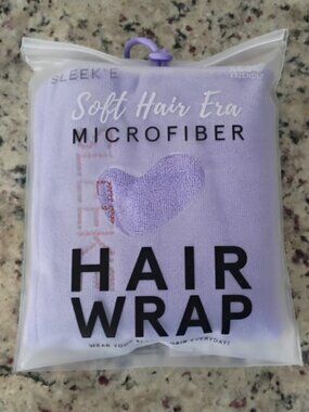 SLEEK'E MICROFIBER HAIR WRAP - PURPLE - BRAND NEW - SEALED